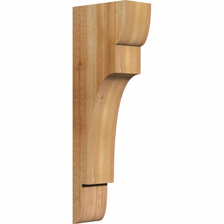 Ekena Millwork New Brighton Rough Sawn Corbel, Western Red Cedar, 4"W x 8"D x 24"H COR04X08X24NEB00RWR